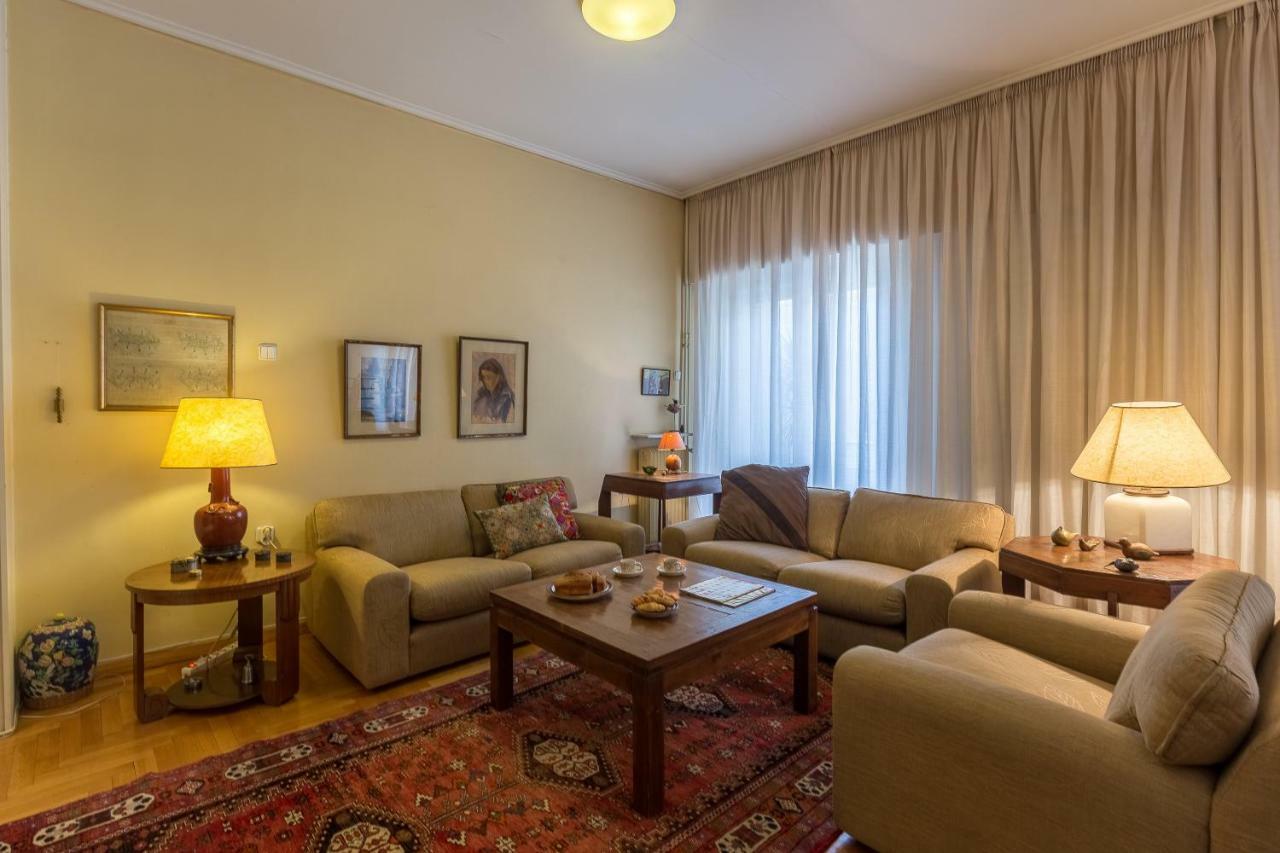 Art Deco Spacious Appartment Close To Centre Atenas Exterior foto