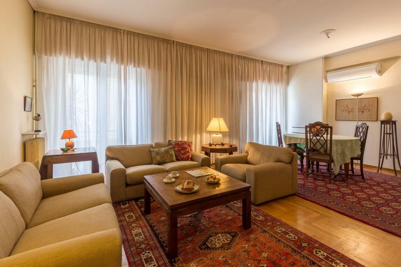Art Deco Spacious Appartment Close To Centre Atenas Exterior foto